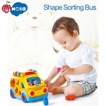 اتوبوس لگویی موزیکال 988 هولی تویز Huile Toys