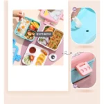ظرف غذا همراه قاشق و چنگال 1190میل فیل لانچ باکس Lunch Box
