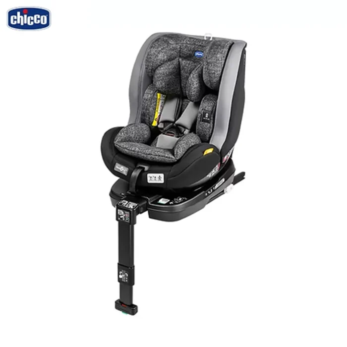 صندلی ماشین ایزو فیکس دار طوسی مشکی I-Size مدل Seat3Fit چیکو Chicco
