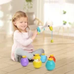 اسباب بازی حمام ماهیگیری مغناطیسی جوجه اردک 5 عددی