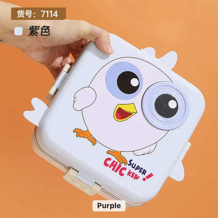 ظرف غذا همراه قاشق و چنگال 1190میل جوجه لانچ باکس Lunch Box