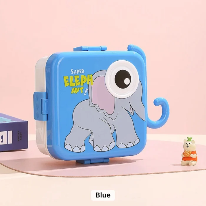 ظرف غذا همراه قاشق و چنگال 1190میل فیل لانچ باکس Lunch Box