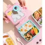 ظرف غذا همراه قاشق و چنگال 1190میل فیل لانچ باکس Lunch Box
