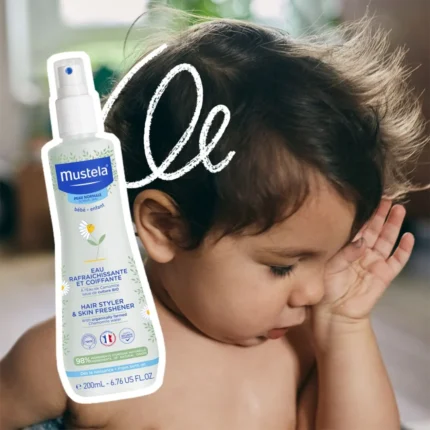 اسپری ضد گره و حالت دهنده مو کودک موستلا Mustela
