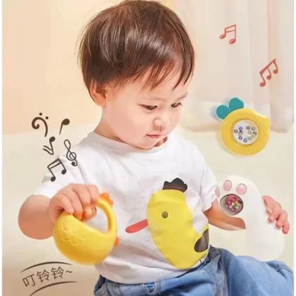 مجموعه جغجغه و دندانگیر چمدانی 8 عددی ویوا کیدز Viva Kids
