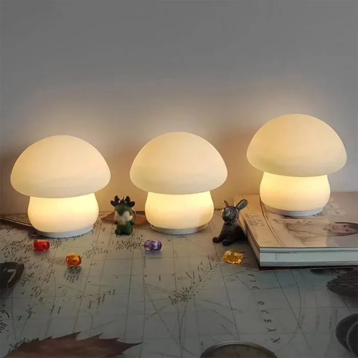 چراغ خواب سیلیکونی قارچ