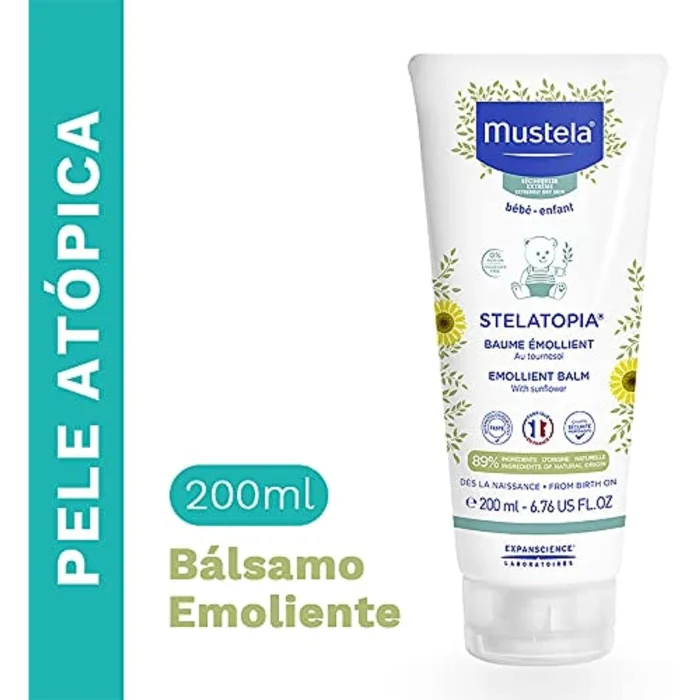 ژل نرم کننده صورت و بدن استلاتوپیا 200 میل موستلا Mustela