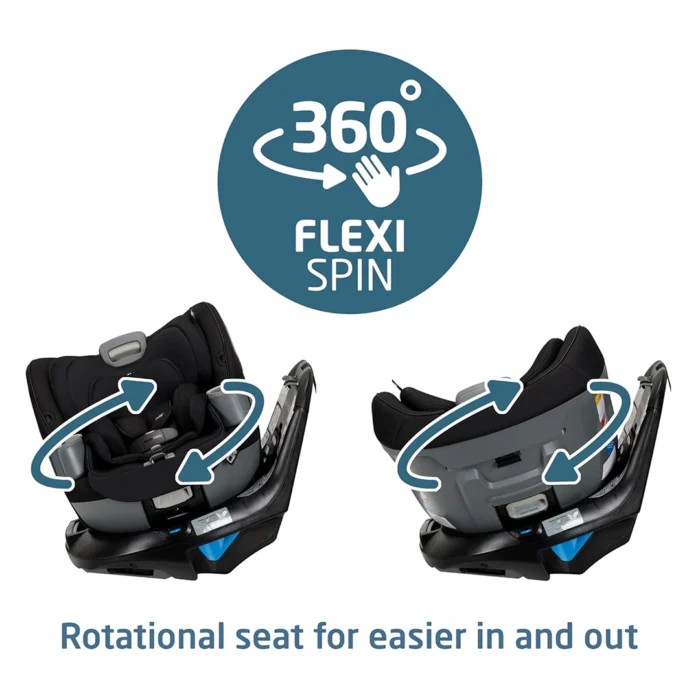 صندلی ماشین چرخشی مشکی مدل Emme 360 مکسی کوزی Maxi Cosi