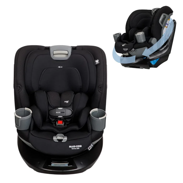 صندلی ماشین چرخشی مشکی مدل Emme 360 مکسی کوزی Maxi Cosi