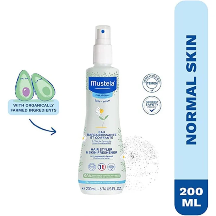 اسپری ضد گره و حالت دهنده مو کودک موستلا Mustela