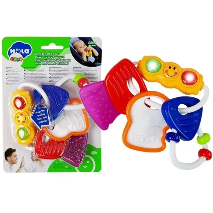 جغجغه دندانگیر چراغدار 306E هولی تویز Huile Toys