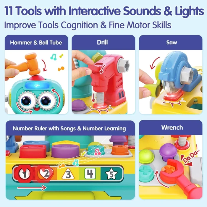 میز ابزار ربات He8975 هولی تویز Huile Toys