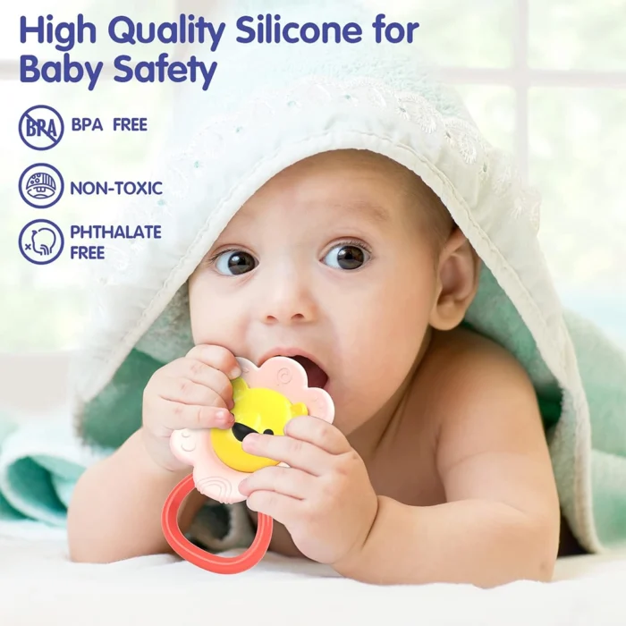 ست جغجغه دندانگیر E318B هولی تویز Huile Toys