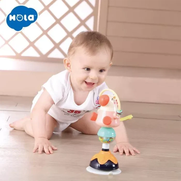 اسباب بازی جغجغه صندلی 3150A هولی تویز Huile Toys