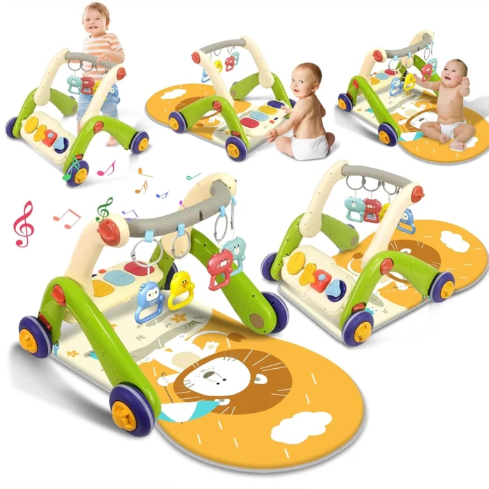 تشک بازی پیانویی و واکر موزیکال 3 کاره ویوا کیدز Viva Kids