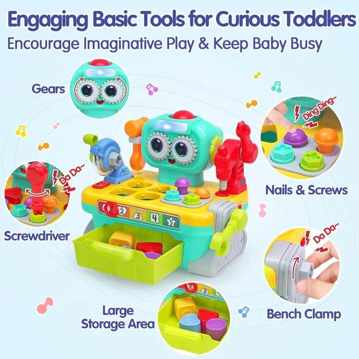 میز ابزار ربات He8975 هولی تویز Huile Toys