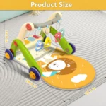 تشک بازی پیانویی و واکر موزیکال 3 کاره ویوا کیدز Viva Kids