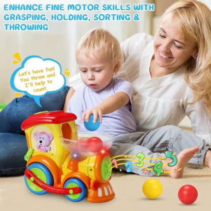 قطار پرتاب توپ 958 هولی تویز Huile toys