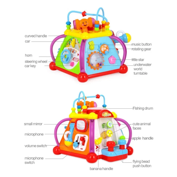 هرم هوش موزیکال 806 هولی تویز Huile Toys