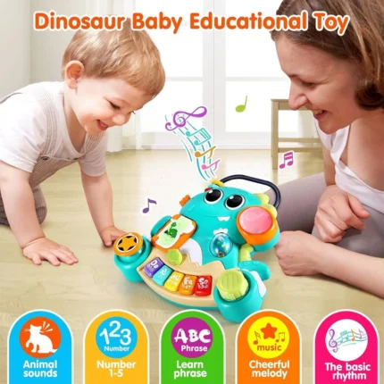 پیانو دایناسور 8976 هولی تویز Huile Toys