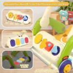 تشک بازی پیانویی و واکر موزیکال 3 کاره ویوا کیدز Viva Kids