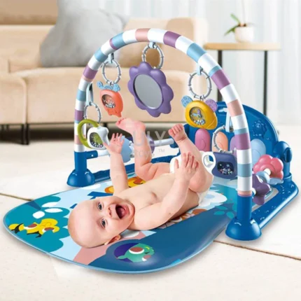 تشک بازی و پیانو نوزاد طرح ببر آبی ویوا کیدز Viva Kids