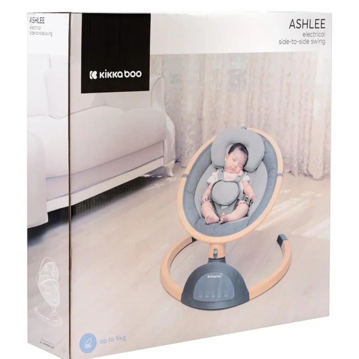 گهواره برقی طوسی تیره Swing Ashlee کیکابو Kikkaboo