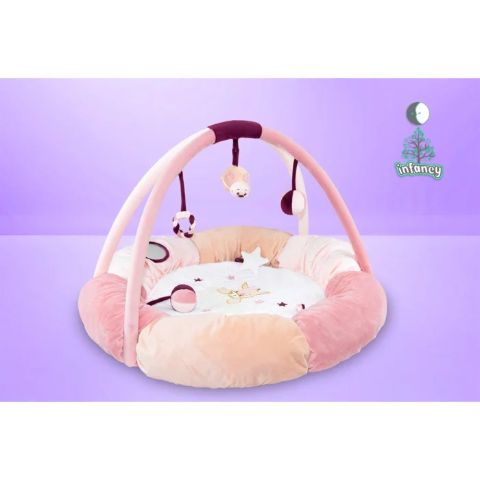 تشک بازی گرد طرح الاغ صورتی اینفنسی Infancy