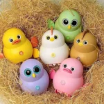 اسباب بازی پک جوجه 6 عددی آهنربایی