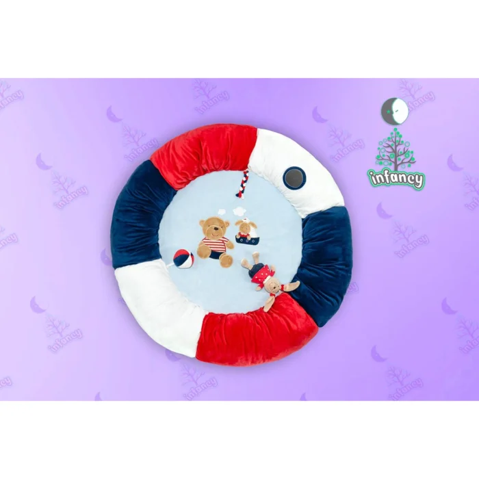 تشک بازی گرد طرح خرس و خرگوش اینفنسی Infancy
