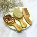 شانه و برس چوبی 3 تکه بیضی کاوالو Cavalo