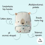 کوله پشتی کودک خرس قطبی ساسی Sassi