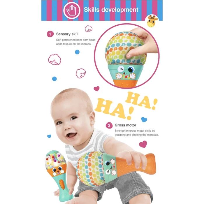 جغجغه میکروفون دو قلو 240803 وین فان Winfun