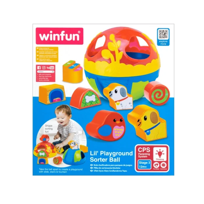 توپ پازلی حیوانات 00785 وین فان Winfun
