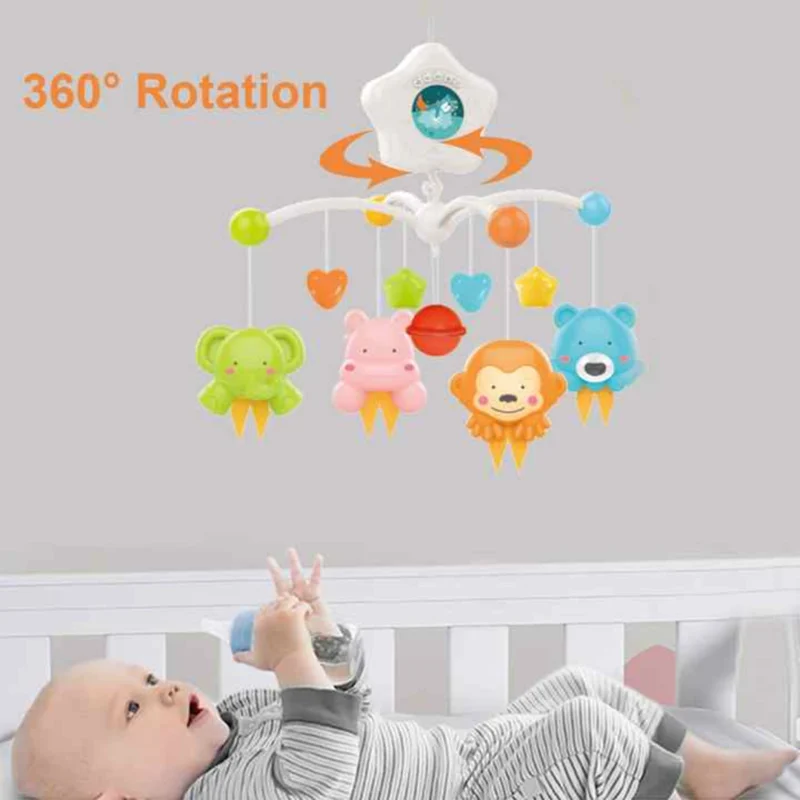 آویز تخت کودک موزیکال He-0308 هانگر Huanger