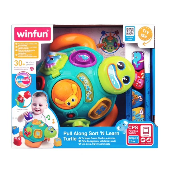 لاکپشت پازلی موزیکال 240301 وین فان Winfun