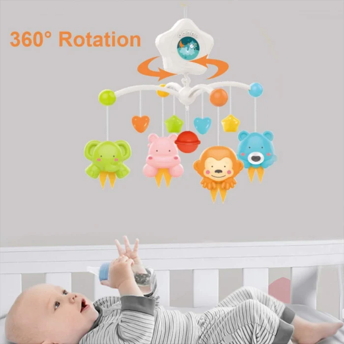 آویز تخت کودک موزیکال He-0307 هانگر Huanger
