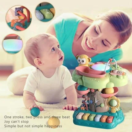 اسباب بازی میمون و درخت موزیکال YL605 سوببر Sobebear