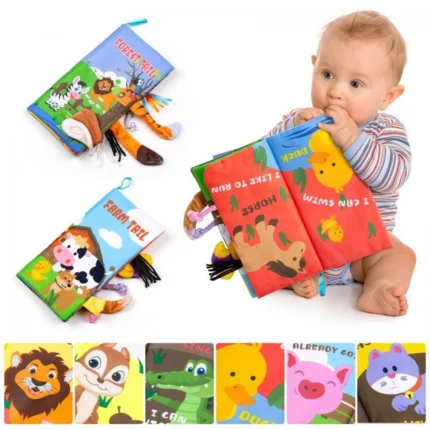 اسباب بازی کتاب پارچه ای 3 عددی YL1022-30 سوببر Sobebear