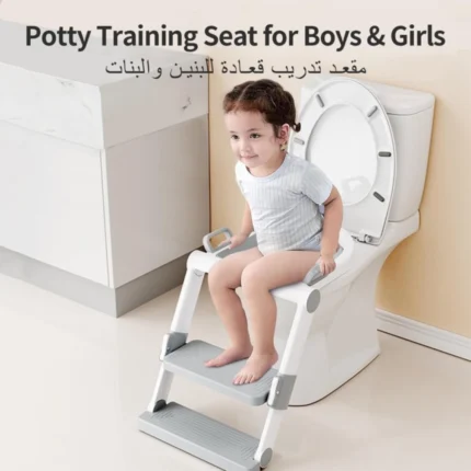 رابط توالت فرنگی پله دار کودک لوکس طوسی مدل MY-8031