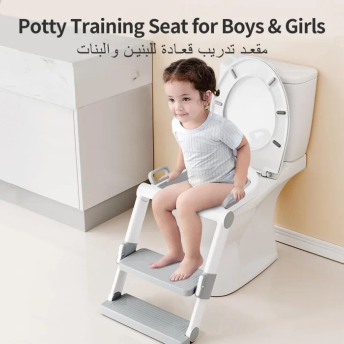 رابط توالت فرنگی پله دار کودک لوکس طوسی مدل MY-8031